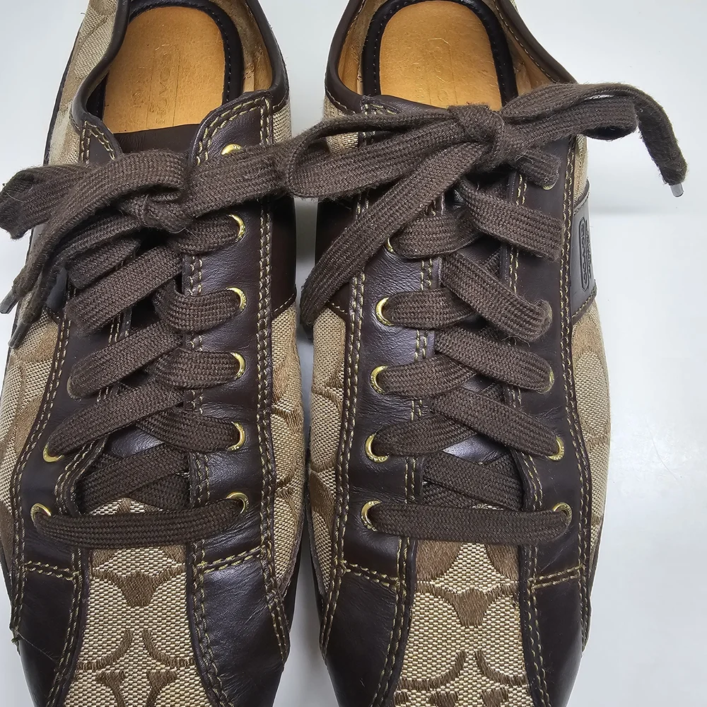 Women’s Coach Lace-Up Derby Sneakers - Picture 1 of 4